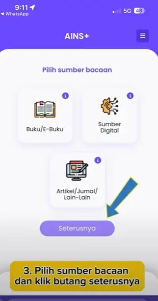 Kemas kini Rekod NILAM Step 3