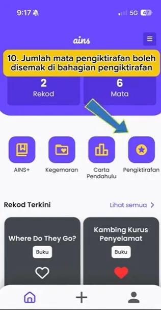 Kemas kini Rekod NILAM Step 8